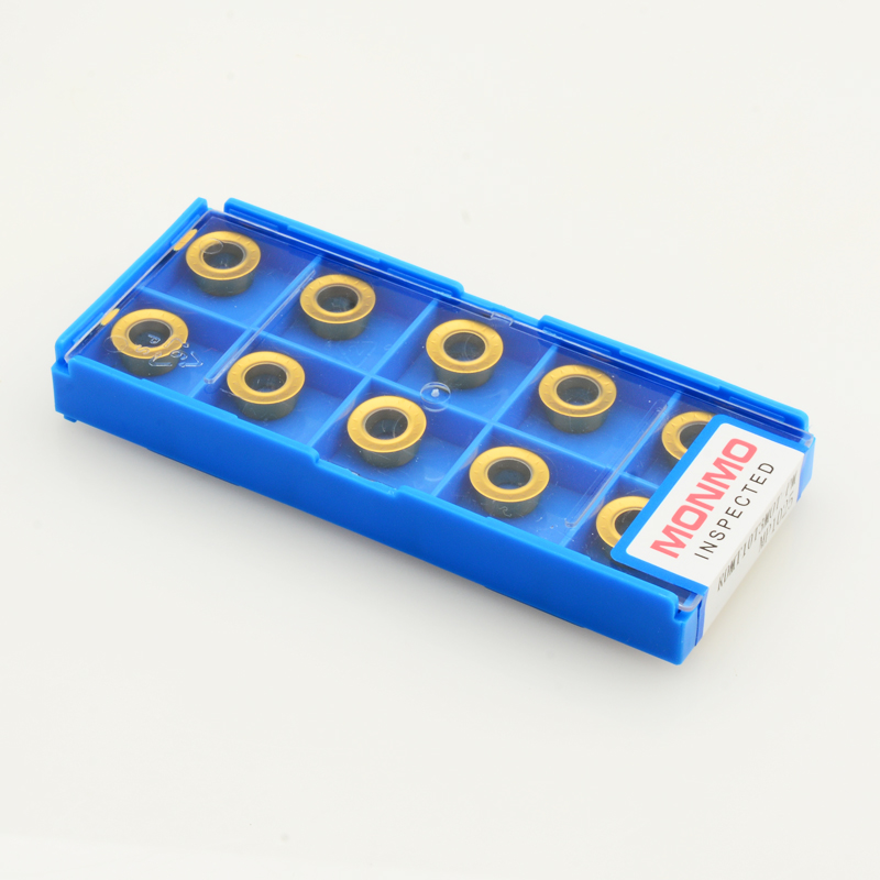 MONMO MP1025加工塑胶模具钢RDMT1204MOT-PM专用铣刀粒
