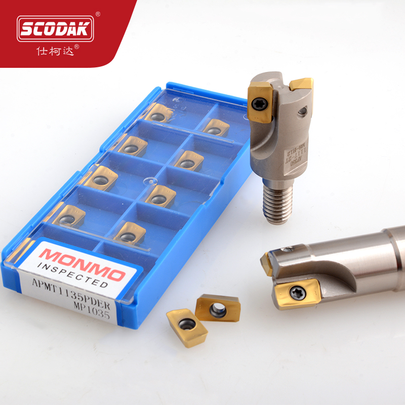 APMT1135PDER-XM MP1035一行数控铣刀片 MONMO刀粒钢件不锈钢专用