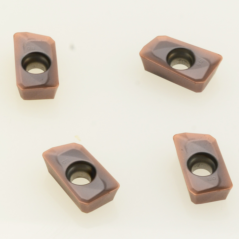 加工钢件，不锈钢铣专用数控铣刀片，MX1025系列铣刀粒